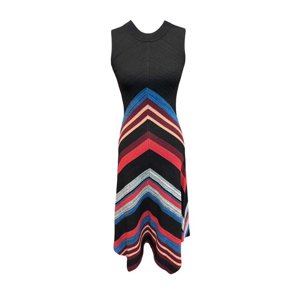Proenza Schouler Striped Black Maxi Dress Size XS